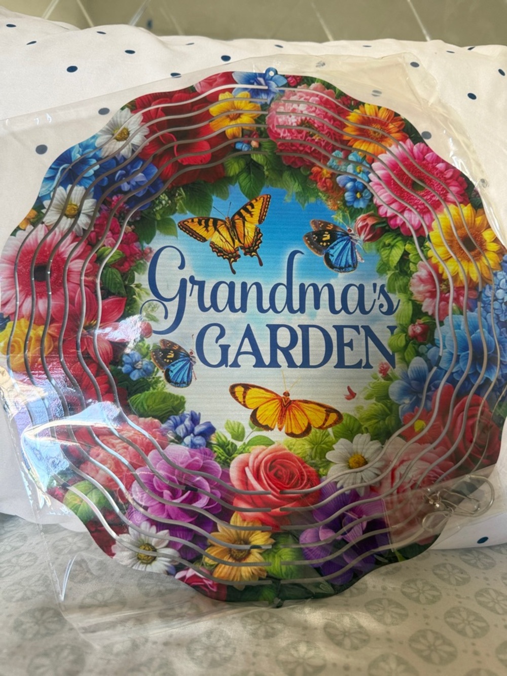 Better Homes And Gardens Multicolor Floral & Butterfly Wall Plaque